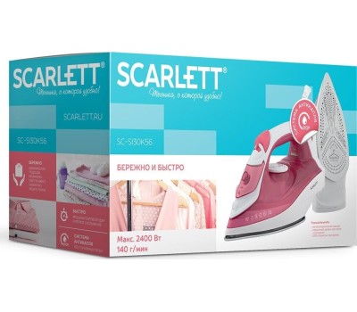 Утюг SCARLETT SC-SI30K56 розовый