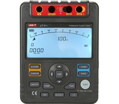 Измерители UNIT (13-0042) UT511 ИЗМЕРИТЕЛЬ СОПРОТИВЛЕНИЯ ИЗОЛЯЦИИ