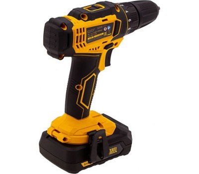 Дрель аккумуляторная DENZEL CDL-18-02BM Дрель-шуруповерт аккумуляторная , LI-ION, 18 В, 2 аккумулятор 26116