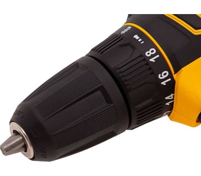 Дрель аккумуляторная DENZEL CDL-18-02BM Дрель-шуруповерт аккумуляторная , LI-ION, 18 В, 2 аккумулятор 26116