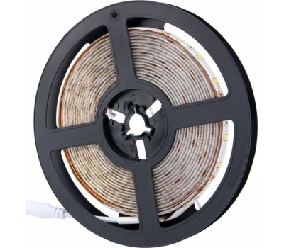 Лента светодиодная LAMPER (142-401) Комплект светодиодной ленты 5 м с блоком питания IP65, холодное белое свечение 6500 К LAMPER