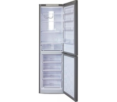 Холодильник БИРЮСА I980NF 370л нержавеющая сталь