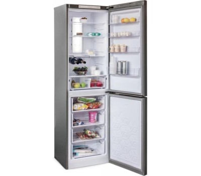 Холодильник БИРЮСА I980NF 370л нержавеющая сталь