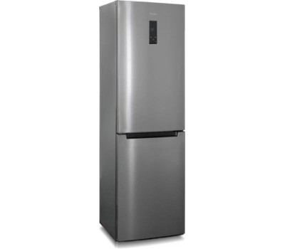 Холодильник БИРЮСА I980NF 370л нержавеющая сталь