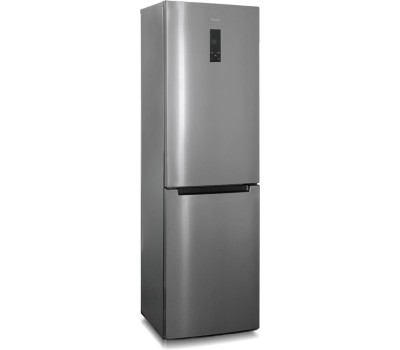 Холодильник БИРЮСА I980NF 370л нержавеющая сталь