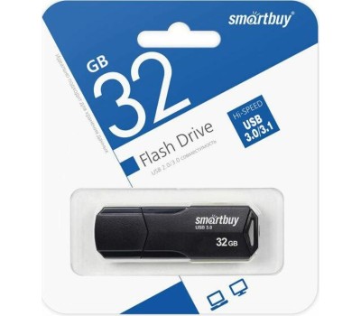 USB-флеш SMARTBUY (SB32GBCLU-K3) UFD 3.0/3.1 032GB CLUE Black