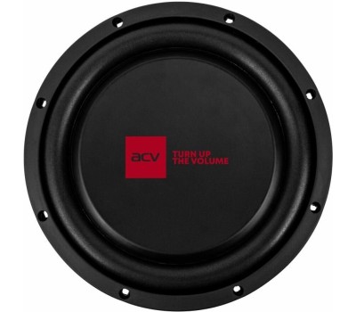Автосабвуфер ACV SW-10D2F SLIM 25см/RMS 300Wt/2+2Om/SPL 87дБ
