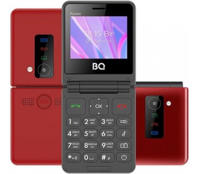 Телефон мобильный BQ 2456 Pocket Red