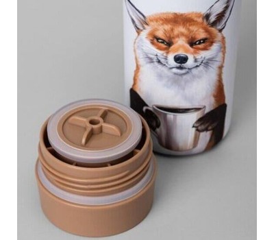 Термокружка AGNESS 798-103 FOXY 350мл