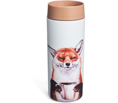Термокружка AGNESS 798-103 FOXY 350мл