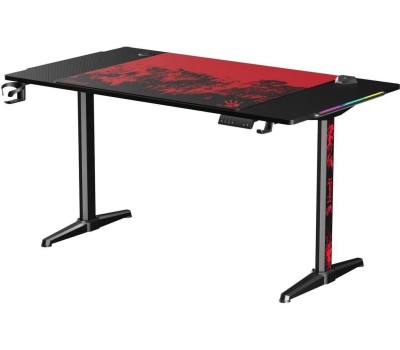 Стол компьютерный BLOODY Стол игровой BD-TB301 электропривод столешница ЛДСП карбон каркас черный 140x80см