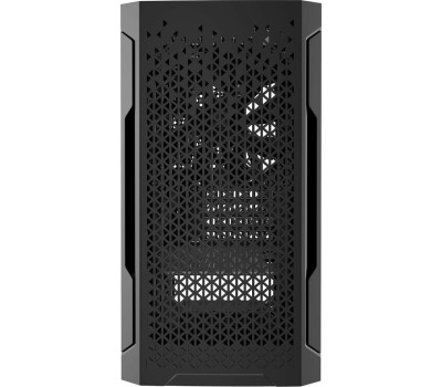 Powercase Корпус Mistral Micro Z2B SI, Non Window, Mesh, 2x 120mm fan, чёрный, mATX (CMIMZB-F2SI)