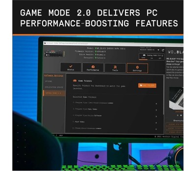 Накопитель SSD WD SSD накопитель Black SN850X S100T2XHE 1ТБ, M.2 2280, PCIe 4.0 x4, NVMe, M.2