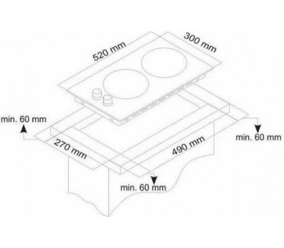 Варочная панель газовая SIMFER H30N20W470