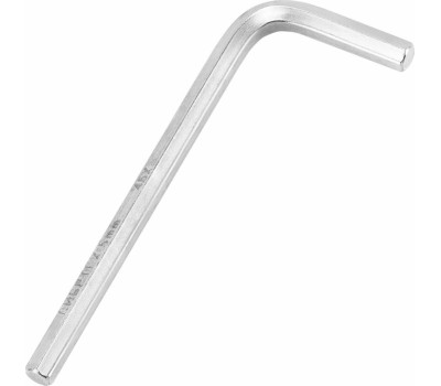 Ключ имбусовый СИБРТЕХ Ключ имбусовый HEX, 5 мм, 45x, закаленный, никель 12330