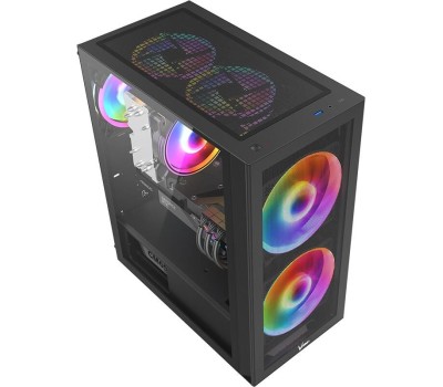 Корпус для ПК FORMULA Корпус ATX Air Power G5 DUO, Midi-Tower, без БП, черный