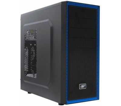 Корпус для ПК DEEPCOOL Корпус TESSERACT BF (ATX, Black-Blue, CPU 169mm, VGA 310mm, 1 x USB3.0, 1 x USB2.0, Audio x 1, Mic x 1, «Ext. 5.25»x 2, Int. 3.5»x4, 2.5»x3, Rear fan 120mm, W/O PSU) (712220)»