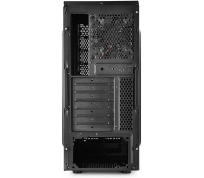 Корпус для ПК DEEPCOOL Корпус TESSERACT BF (ATX, Black-Blue, CPU 169mm, VGA 310mm, 1 x USB3.0, 1 x USB2.0, Audio x 1, Mic x 1, «Ext. 5.25»x 2, Int. 3.5»x4, 2.5»x3, Rear fan 120mm, W/O PSU) (712220)»