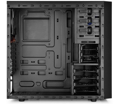 Корпус для ПК DEEPCOOL Корпус TESSERACT BF (ATX, Black-Blue, CPU 169mm, VGA 310mm, 1 x USB3.0, 1 x USB2.0, Audio x 1, Mic x 1, «Ext. 5.25»x 2, Int. 3.5»x4, 2.5»x3, Rear fan 120mm, W/O PSU) (712220)»