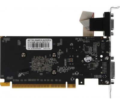 Видеокарта AFOX Видеокарта NVIDIA GeForce GT 730 AF730-2048D3L6 2ГБ GDDR3, Low Profile, Ret
