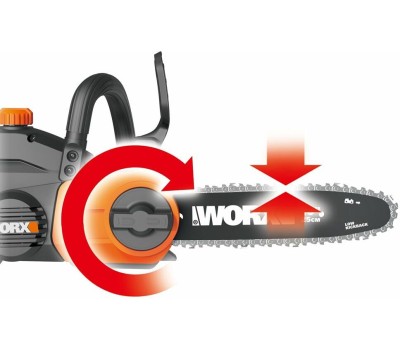 WORX Цепная пила WG322E, аккумуляторная, 20В, 2Ач, с одним аккумулятором