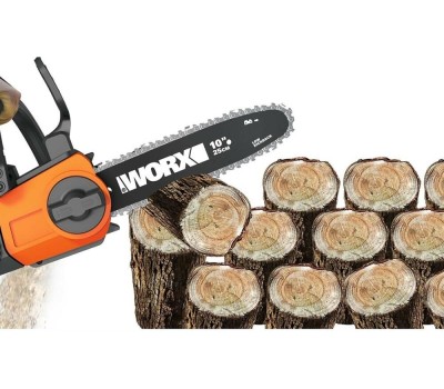 WORX Цепная пила WG322E, аккумуляторная, 20В, 2Ач, с одним аккумулятором