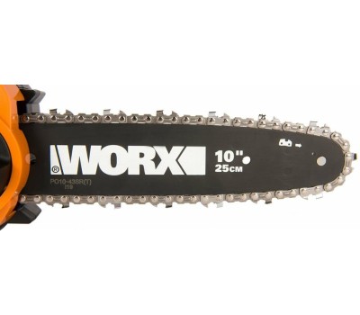 WORX Цепная пила WG322E, аккумуляторная, 20В, 2Ач, с одним аккумулятором