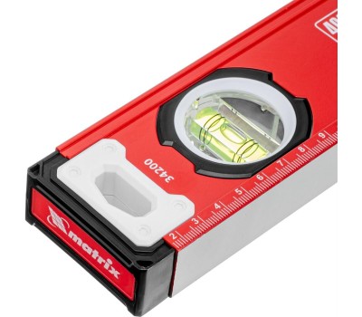 Уровень MATRIX Уровень алюминиевый, фрезерованный, 3 глазка, 400 мм 34200