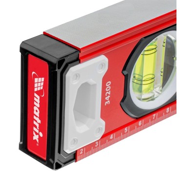 Уровень MATRIX Уровень алюминиевый, фрезерованный, 3 глазка, 400 мм 34200