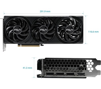 Видеокарта PALIT Видеокарта RTX5070 INFINITY3 12GB GDDR7 192b, HDMI DPx3 (NE75070019K9-GB2050S) RET