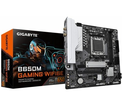 Материнская плата GIGABYTE Материнская плата B650M GAMING WIFI6E, Socket AM5, AMD B650, mATX, Ret