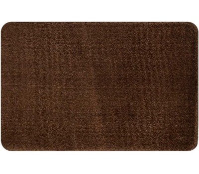 САНАКС - Коврик в ванную РАННЕР 184 одинарный, коричневый, однотонный, 400 х 600 мм, 100% полиэстер 08801
