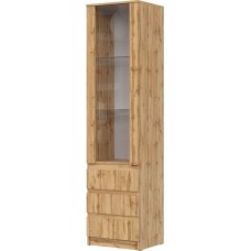 Шкаф-витрина НК-МЕБЕЛЬ STERN шкаф-витрина ШКВ-1 Дуб Вотан 72678281 (2 кор.)