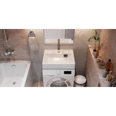 Раковина подвесная на стиральную машину PAOLA Juno 500 Белый