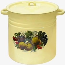 Кастрюля СИБИРСКИЕ ТОВАРЫ С1624 , 1624П ,1624СГ, 16243, 1624СГ*59 эмал цил 12,0л с рис