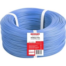 REXANT Провод ПГВА 1х0,75мм², Cu, синий, бухта 200м