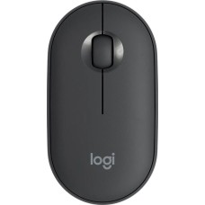 LOGITECH Мышь беспроводная Pebble M350, Bluetooth/Радио, оптическая, USB, 1000dpi, темно-серый [910-005576]