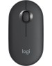 LOGITECH Мышь беспроводная Pebble M350, Bluetooth/Радио, оптическая, USB, 1000dpi, темно-серый [910-005576]
