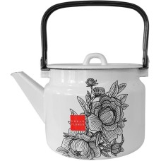 Чайник ЛЫСЬВЕНСКИЕ ЭМАЛИ Чайник эмал 2,0л Urban flower