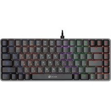 Клавиатура OKLICK Клавиатура K615X, проводная, USB, механическая, серый/серебристый [1934413]