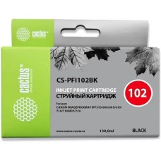 Картридж CACTUS Картридж CS-PFI102BK, PFI-102 BK, черный / CS-PFI102BK