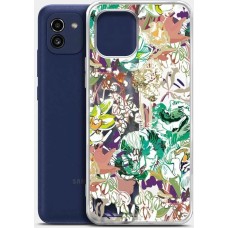 BORASCO Чехол (клип-кейс) ArtWorks, для Samsung Galaxy A03, прозрачный/рисунок [51388]