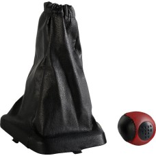 Ручка КПП AZARD Ручка КПП Калина Рамка винил в блистере /красный/