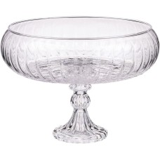 Блюдо ALEGRE GLASS БЛЮДО НА НОЖКЕ, 24Х16 СМ 337-100