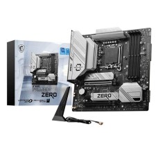 Материнская плата MSI Материнская плата B760M PROJECT ZERO B760, LGA1700, 4*DDR5, 2*PCIEx16, 1*PCIEx1, 2*M.2, 2*TypeC, 3*USB3.2Gen2, 2*USB3.2Gen1, 8*USB2.0, 4*SATA3.0, 2.5G, DP, HDMI, M-ATX, RTL