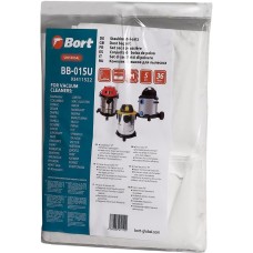 BORT Комплект мешков пылесборных для пылесоса BB-015U
