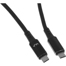 VLP Кабель Thunder, USB Type-C (m) - USB Type-C (m), 1м, MFI, черный [1035001]