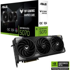 Видеокарта ASUS Видеокарта GeForce RTX5070 12Gb DDR7 192 bit 3*DP/2*HDMI 3 FAN (TUF-RTX5070-O12G-GAMING) RTL