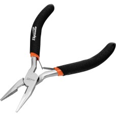 Длинногубцы SPARTA Длинногубцы прямые Mini, 130 мм, никелированные, авторазжим 17820