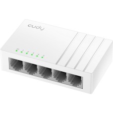 Коммутатор CUDY Коммутатор 5-Port Gigabit Splitter with USB C 5-Port Gigabit Desktop Switch, 5 10/100/1000M RJ45 Ports, Loop Detection, Desktop Plastic Case, Power Saving, Plug & Play, Wall-Mount, Power Adapter Not Included